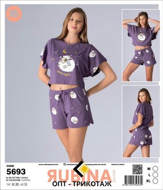 Женская пижама шортики и футболка от TM. Rubina Secret art.5693 5693 фото