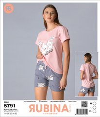 Женская пижама шортики и футболка от TM. Rubina Secret art.5791 5791 фото