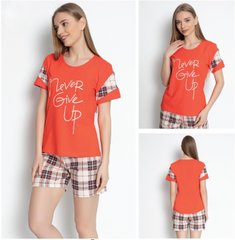 Жіноча піжама шортики та футболка Rubina Secret art.4534 4534 фото