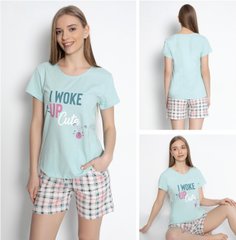 Жіноча піжама шортики та футболка Rubina Secret art.4544 4544 фото
