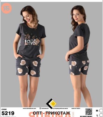 Жіноча піжама шортики та футболка від TM. Rubina Secret art.5219 5219 фото