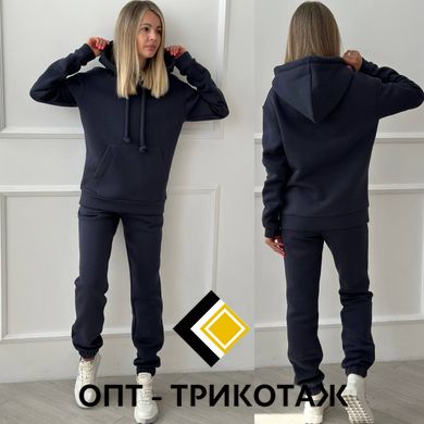 Спортивний костюм графітовий теплий три-нитка на флісі art. 0339 4_0339 фото