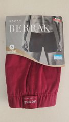 Чоловічі труси боксери з бавовни колір бордо Berrak art. 4498 Розмір M 4498 фото
