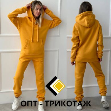 Спортивний костюм гірчичний теплий три-нитка на флісі art. 0339 5_0339 фото