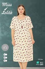 Жіноча сорочка з бавовни великого розміру. Туреччина TM Miss Lolita art. 511-b 511-b фото