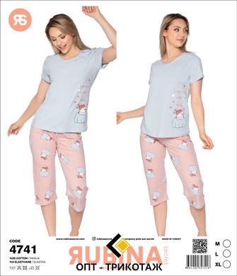 Женская пижама с бриджами Rubina Secret, Турция art. 4741 4741 фото