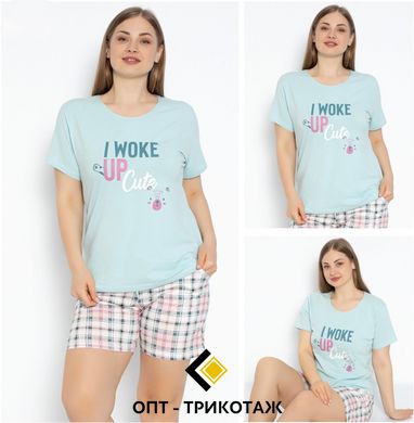 Женская пижама батал шорты и футболка Rubina Secret Турция art.4556 4556 фото