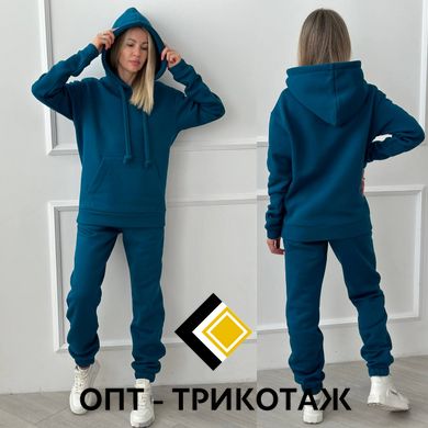 Спортивный костюм морская волна теплый трех-нитка на флисе art. 0339 7_0339 фото