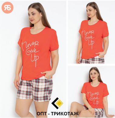 Женская пижама батал шорты и футболка Rubina Secret Турция art.4558 4558 фото