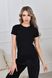 Жіноча футболка чорного кольору Cotpark art.3046-2 Розмір M 3046-opt2 фото 1