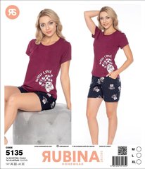 Жіноча піжама шортики та футболка від TM. Rubina Secret art.5135 5135 фото