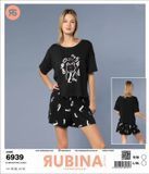 Женская пижама шортики и футболка оверсайз от TM. Rubina Secret 6939 фото