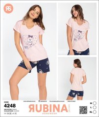 Женская пижама шортики и футболка от TM. Rubina Secret art.4248 4248 фото