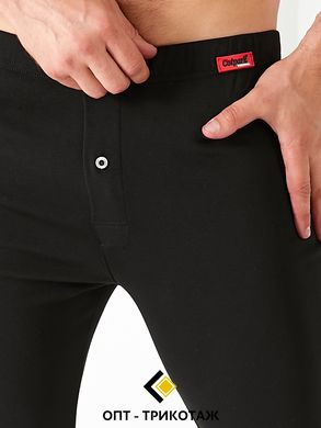Чоловічі термо штани чорного кольоруTM Cotpark art. 9002-02 9002-02 фото