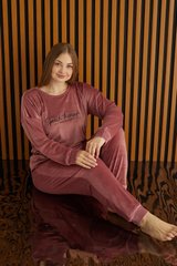 Пижама с длинным рукавом теплая велюровая ТМ. Pijamoni art.4220-2 4220-2 фото