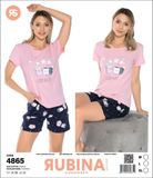 Жіноча піжама шортики та футболка від TM. Rubina Secret art.4865 4995 фото