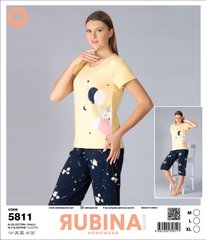 Елегантна жіноча піжама з бриджами Rubina Secret (Туреччина) - Арт. 5811 5811 фото