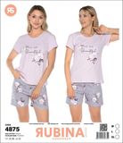 Жіноча піжама шортики та футболка від TM. Rubina Secret art.4875 4995 фото