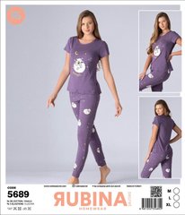 Женская пижама штаны и футболка Rubina Secret art. 5689 5689 фото