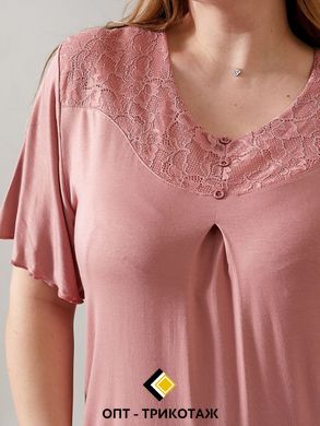 Жіноча нічна сорочка із віскози великого розміру Сotpark art. 13510 13510 фото
