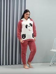 Піжама панда жіноча тепла махрова ТМ. SNC art 20644 20644 фото