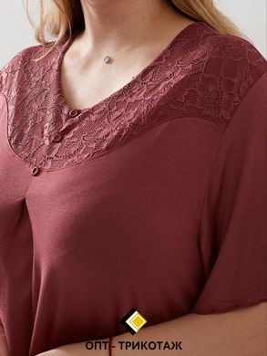 Жіноча нічна сорочка із віскози великого розміру Сotpark art. 13510-1 13510 фото