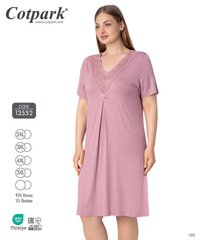 Жіноча нічна сорочка великого розміру з віскози Сotpark art. 13552 13507 фото