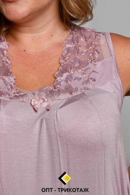 Жіноча нічна сорочка Лілова великого розміру із віскози Сotpark art 10611 l_10611 фото