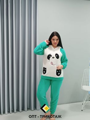 Пижама панда женская теплая махровая ТМ. SNC art 20644-1 1_20644 фото