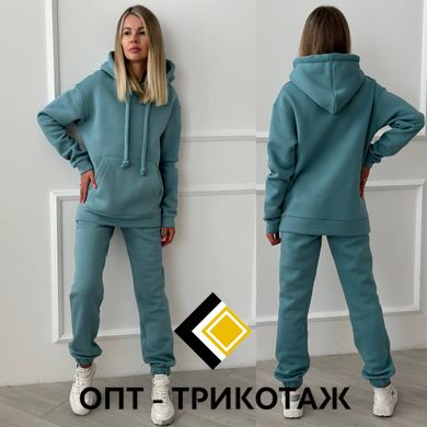 Спортивний костюм темно голубий теплий три-нитка на флісі art. 0339 16_0339 фото