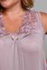 Жіноча нічна сорочка Лілова великого розміру із віскози Сotpark art 10611 l_10611 фото 4