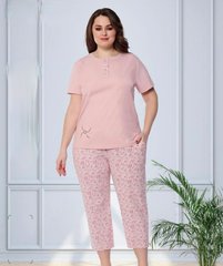 Жіноча піжама бриджі та футболка великих розмірів Cotpark art 14417 14417 фото