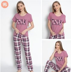 Жіноча піжама штани та футболка Rubina Secret Туреччина art. 4536 4536 фото