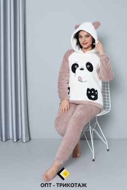 Піжама панда жіноча тепла махрова ТМ. SNC art 20644-4 4_20644 фото
