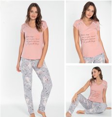 Жіноча піжама штани та футболка Rubina Secret Туреччина art. 4264 4264 фото