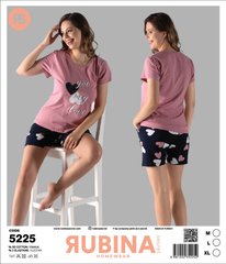 Жіноча піжама шортики та футболка від TM. Rubina Secret art.5225 4801 фото