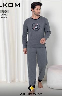 Мужская пижама теплая плотный интерлок TM. Falkom art. 7004 7050 фото