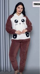 Пижама кошка женская теплая махровая ТМ. SNC art 20650 20650 фото
