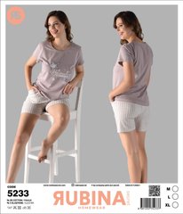 Женская пижама шортики и футболка от TM. Rubina Secret art.5233 5233 фото