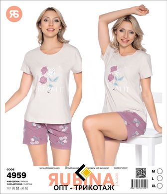 Женская пижама шортики и футболка от TM. Rubina Secret art.4959 4801 фото