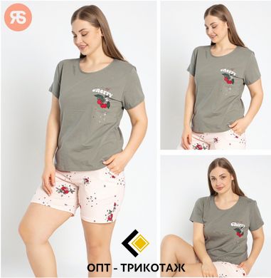 Женская пижама батал шорты и футболка Rubina Secret Турция art.4514 4514 фото