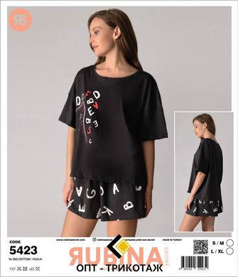 Жіноча піжама шортики та футболка від TM. Rubina Secret art.5423 5423 фото