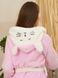 Мягкий махровый молодежный халатик котик с очками SNC art.20120 20120 фото 3