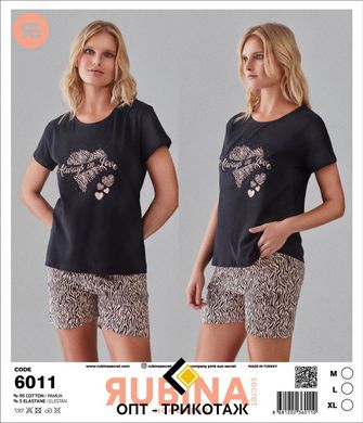 Женская пижама шортики и футболка от TM. Rubina Secret art.6011 4801 фото