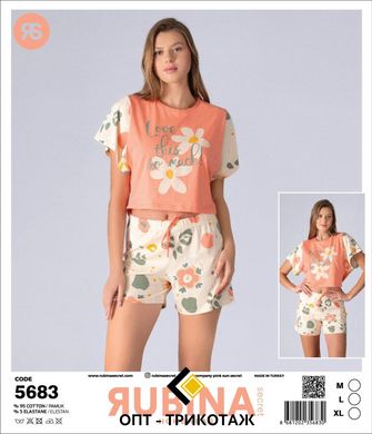 Женская пижама шортики и футболка от TM. Rubina Secret art.5683 5683 фото