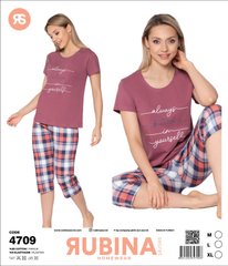 Жіноча піжама з бриджами Rubina Secret Туреччина art. 4709 4709 фото