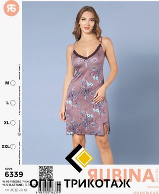 Жіноча нічна сорочка із віскози Rubina Secret art. 6339 6339 фото