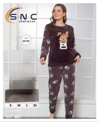 Пижама женская теплая флис и махра | ТМ. SNC art 20189 | ростовка - 4шт 20189 фото