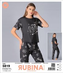 Уютная женская пижама штаны и футболка Rubina Secret – Артикул 5819 5819 фото