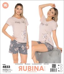Женская пижама шортики и футболка от TM. Rubina Secret art.4833 3554 фото